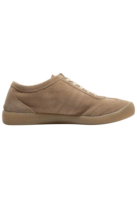 softinos Sneaker Veloursleder Sand