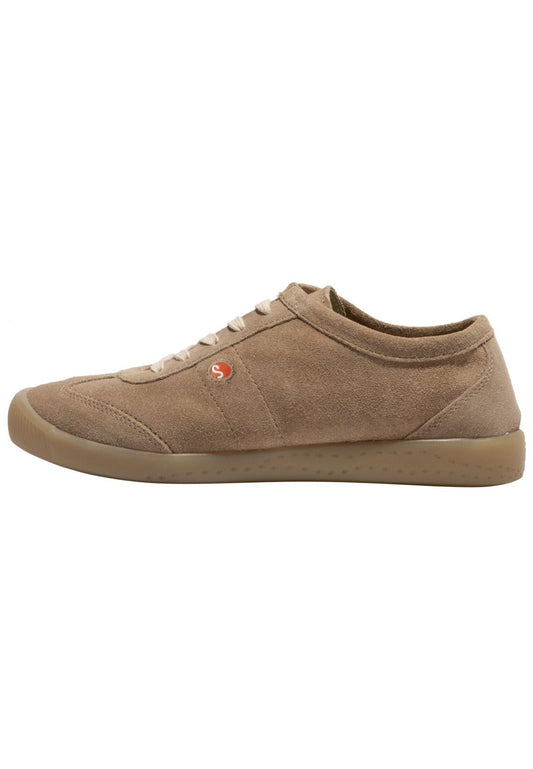softinos Sneaker Veloursleder Sand