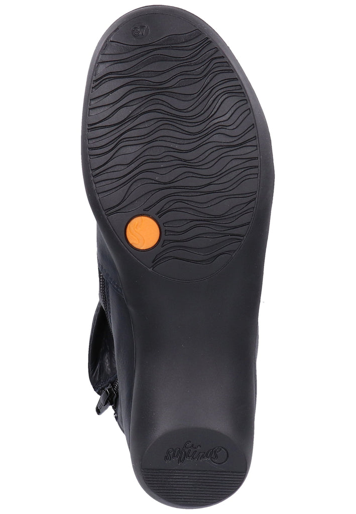 softinos Stiefelette Glattleder Navy