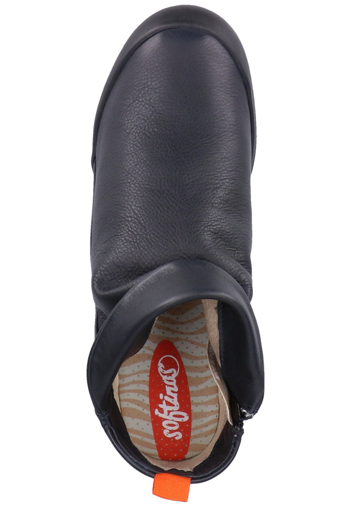 softinos Stiefelette Glattleder Navy
