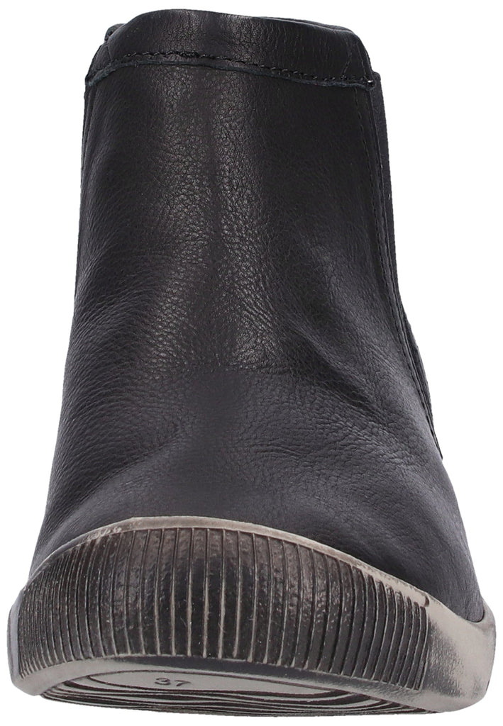 softinos Stiefelette Glattleder Schwarz