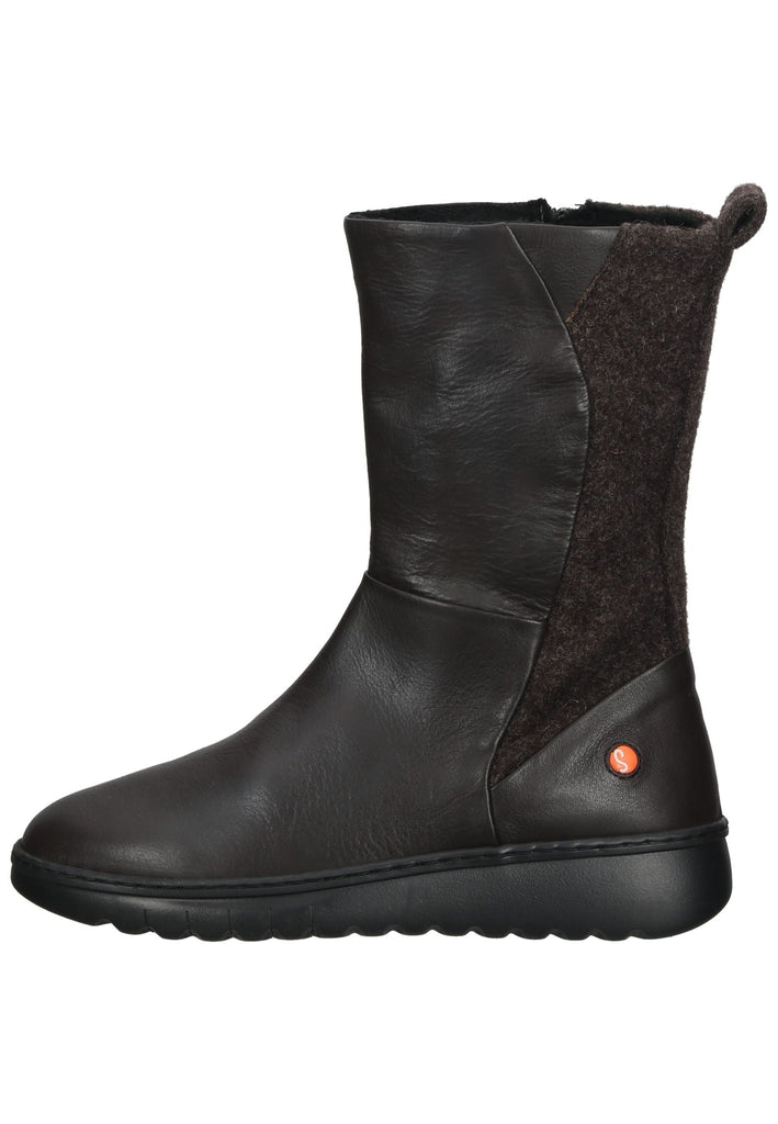 softinos Stiefelette Leder Braun