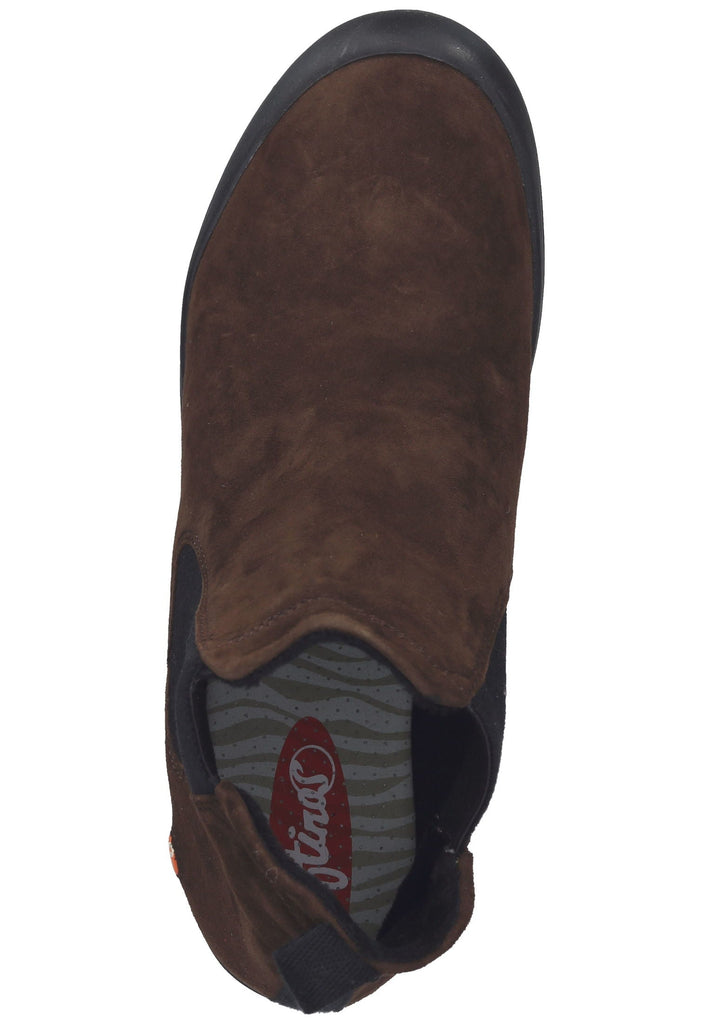 softinos Stiefelette Leder Braun