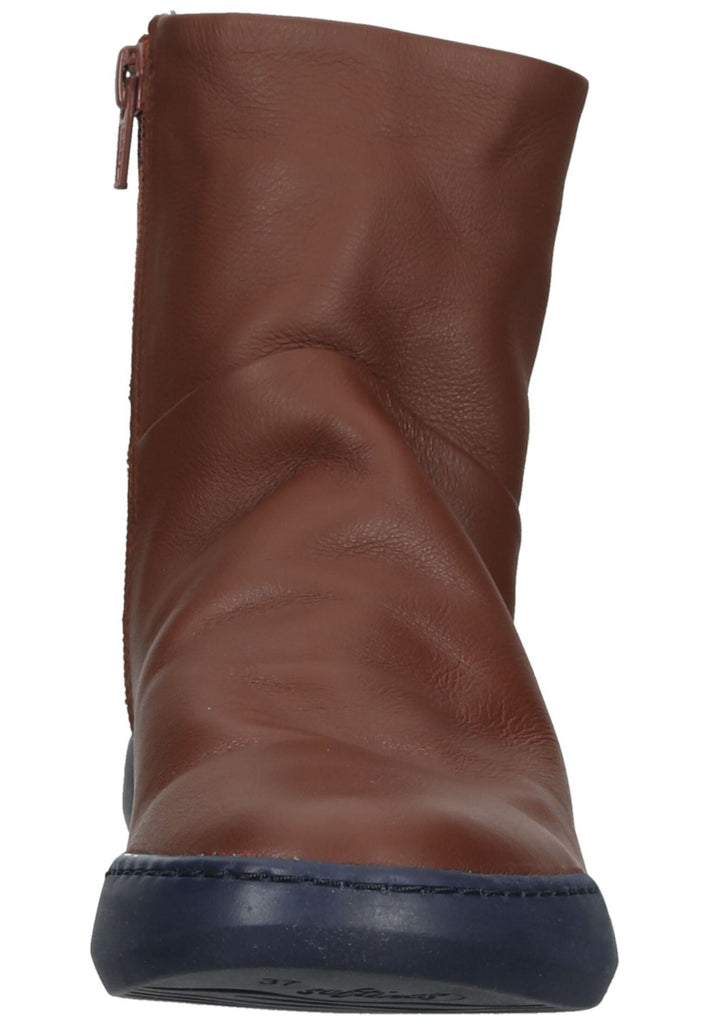 softinos Stiefelette Leder Cognac Warmfutter