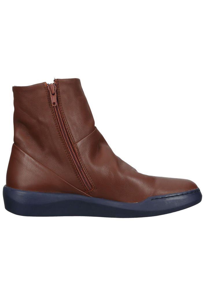 softinos Stiefelette Leder Cognac Warmfutter