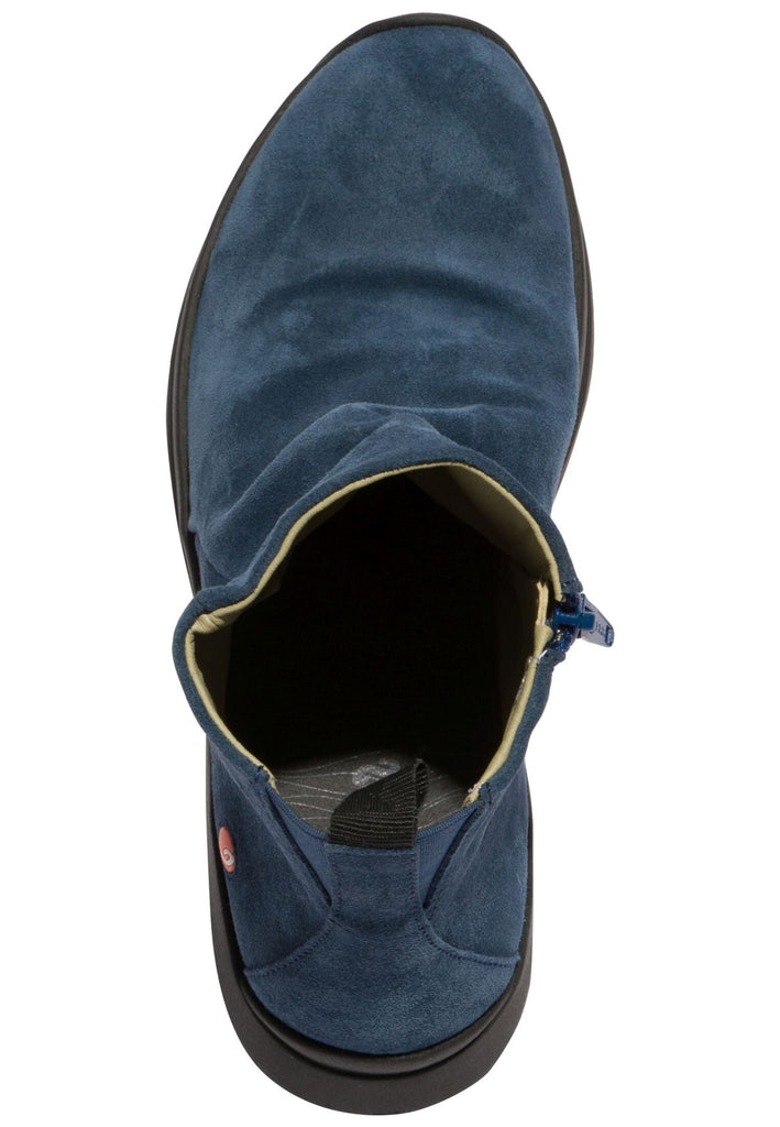 softinos Stiefelette Leder Denim