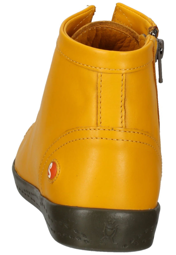 softinos Stiefelette Leder Gelb