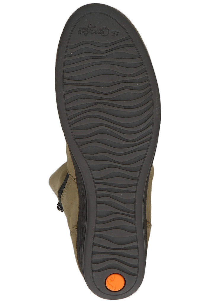 softinos Stiefelette Leder Grau