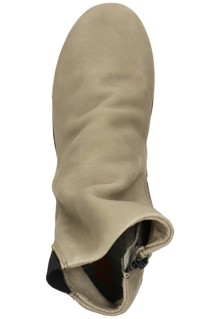 softinos Stiefelette Leder Grau