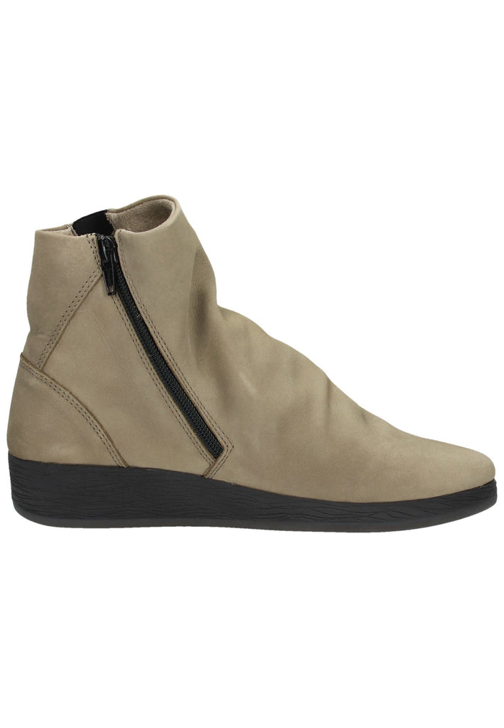 softinos Stiefelette Leder Grau