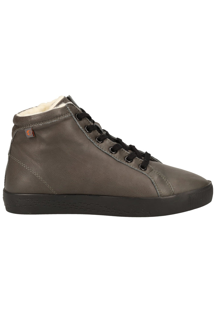 softinos Stiefelette Leder Grey Warmfutter