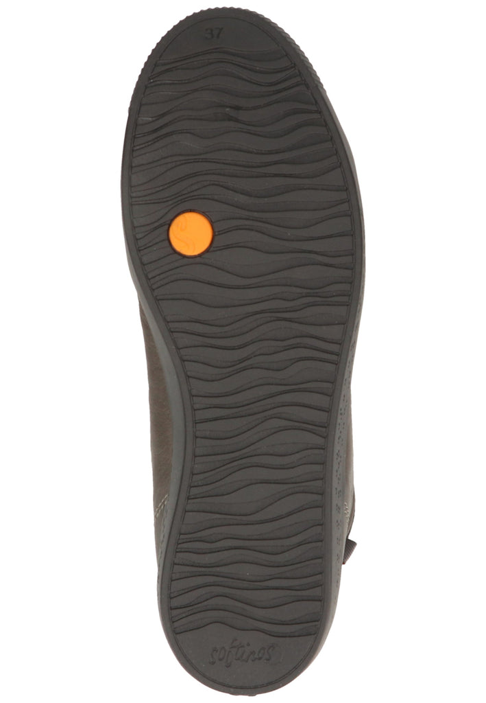 softinos Stiefelette Leder Grey Warmfutter