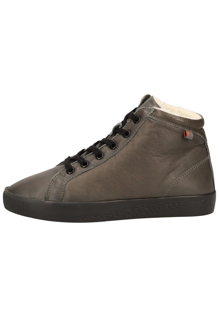 softinos Stiefelette Leder Grey Warmfutter