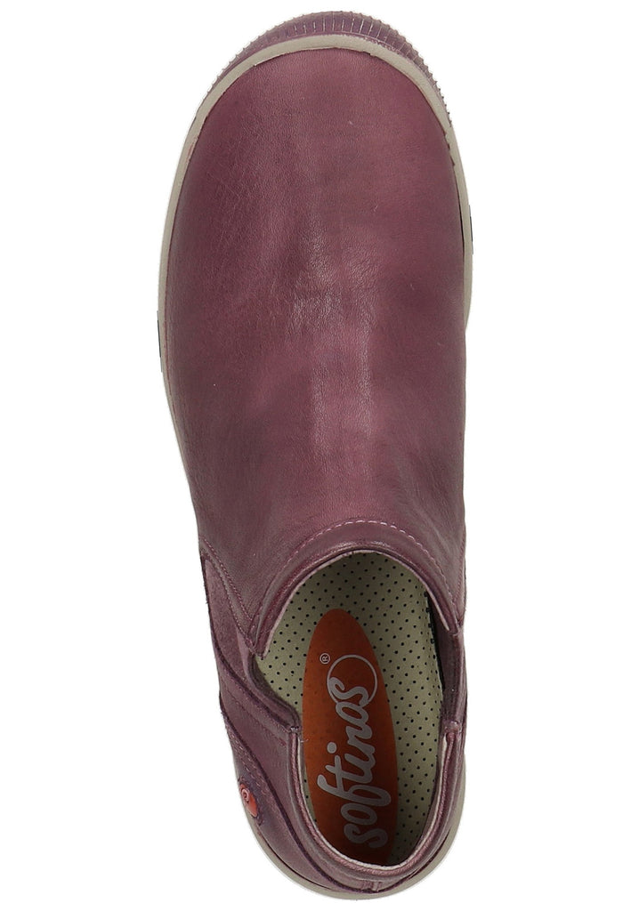 softinos Stiefelette Leder Lila