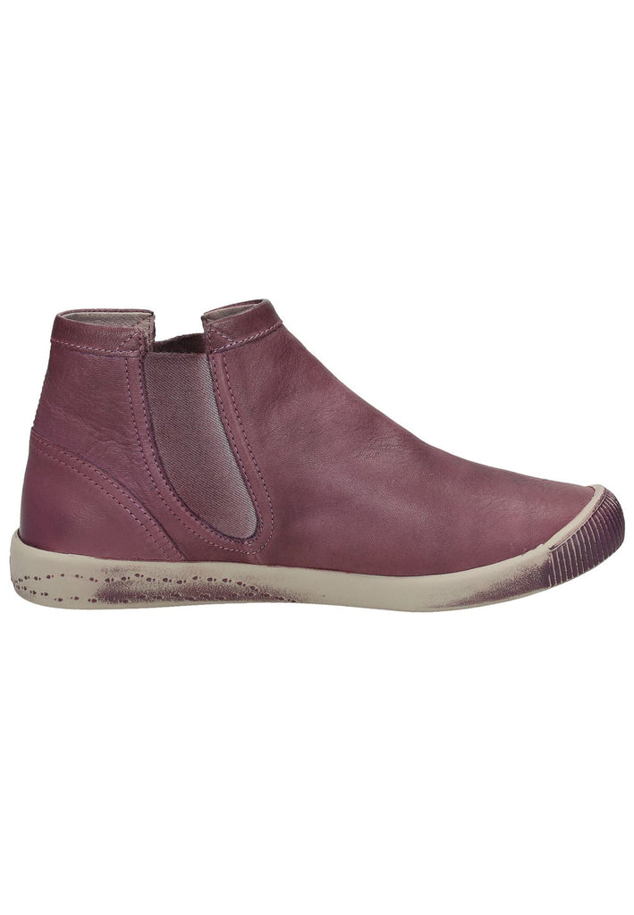 softinos Stiefelette Leder Lila