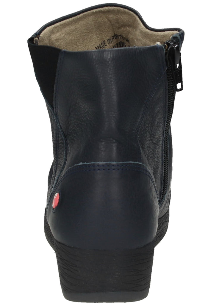 softinos Stiefelette Leder Navy