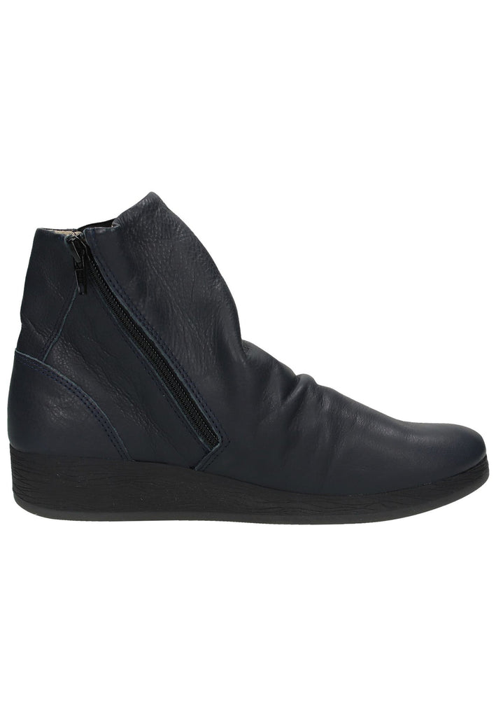 softinos Stiefelette Leder Navy