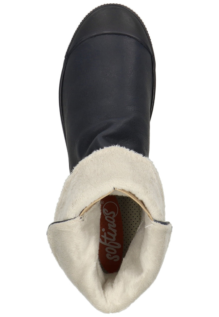 softinos Stiefelette Leder Navy