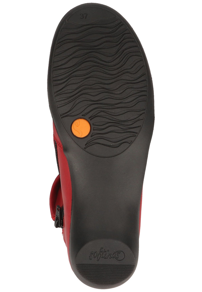 softinos Stiefelette Leder Red