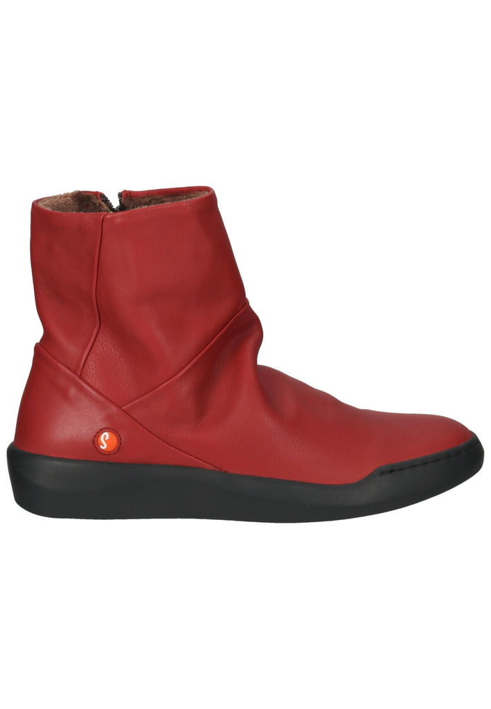 softinos Stiefelette Leder Rot