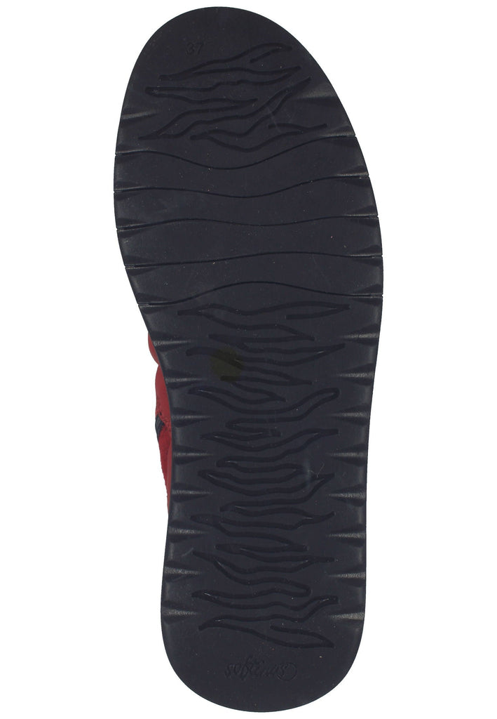 softinos Stiefelette Leder Rot