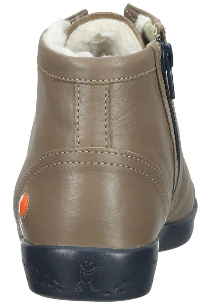 softinos Stiefelette Leder Schlamm Warmfutter