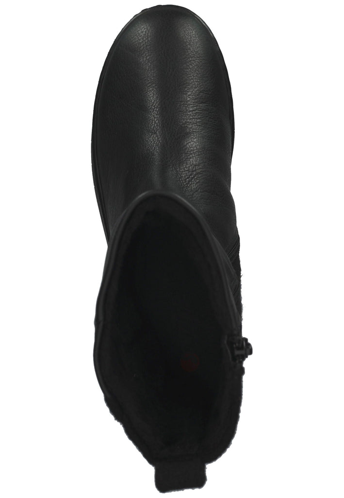softinos Stiefelette Leder Schwarz