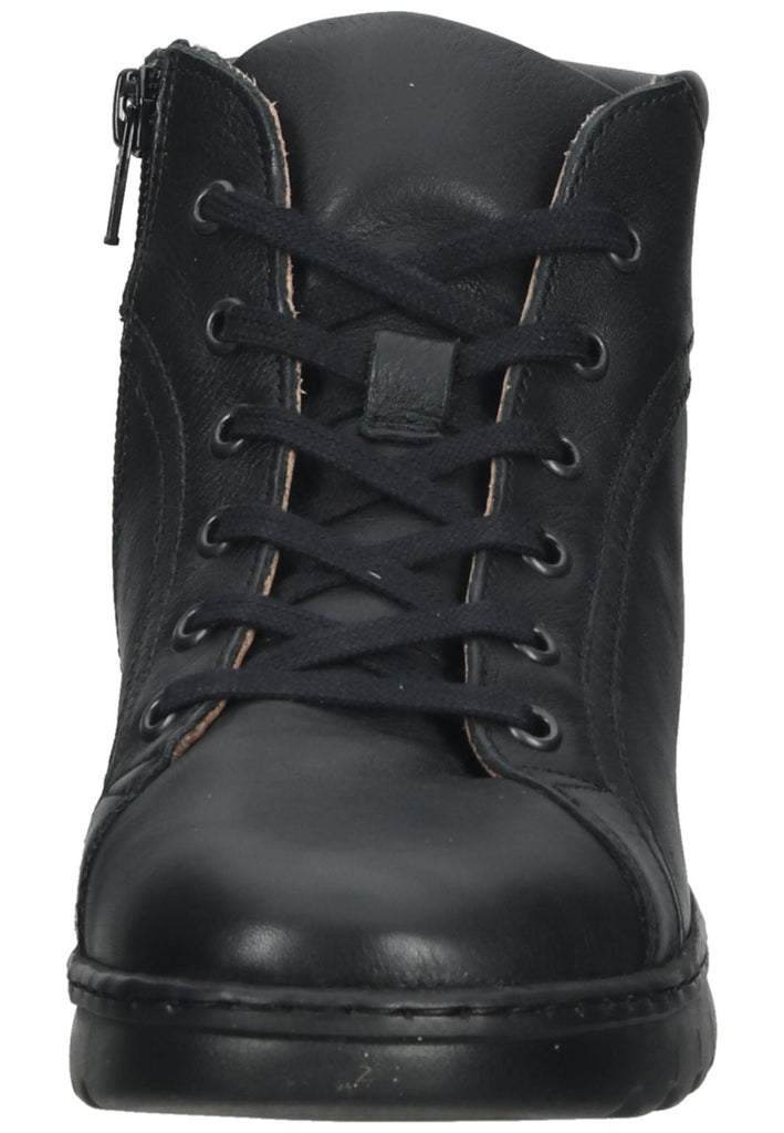 softinos Stiefelette Leder Schwarz