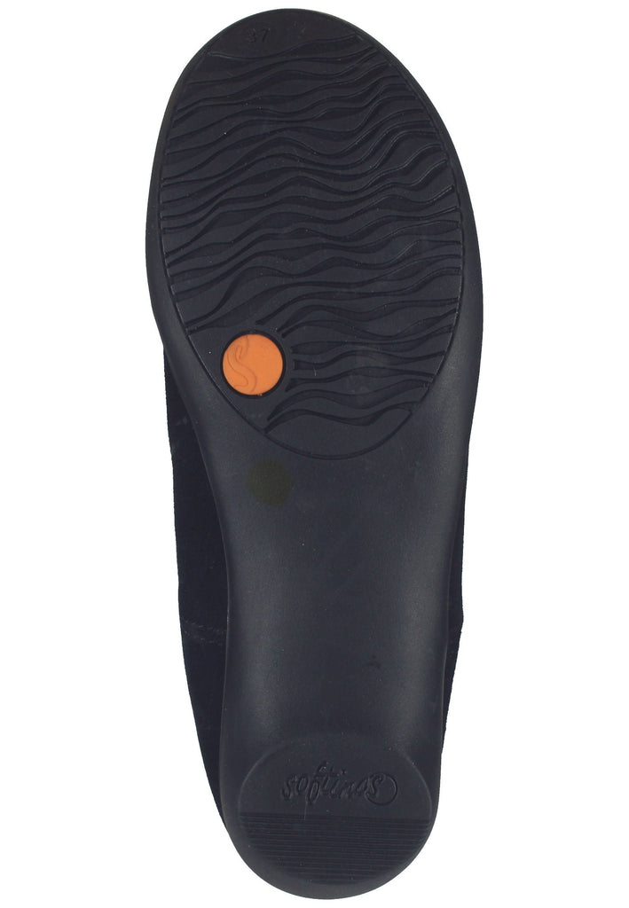 softinos Stiefelette Leder Schwarz