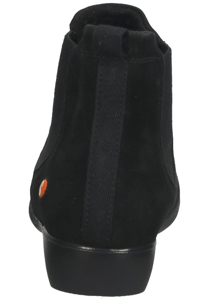 softinos Stiefelette Leder Schwarz