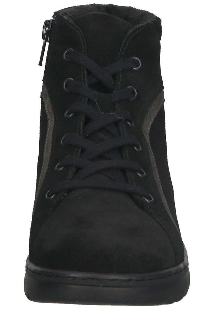 softinos Stiefelette Leder Schwarz