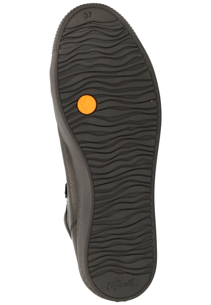 softinos Stiefelette Leder Schwarz