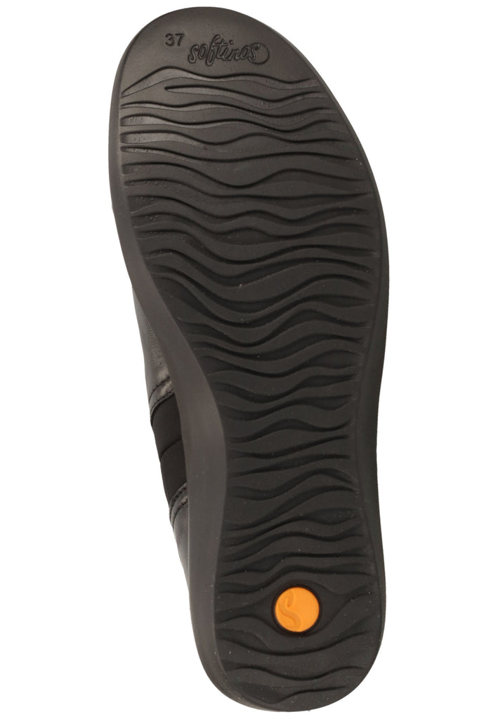 softinos Stiefelette Leder Schwarz
