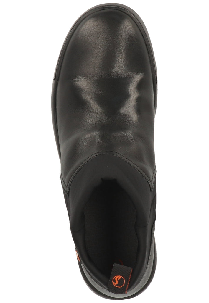 softinos Stiefelette Leder Schwarz