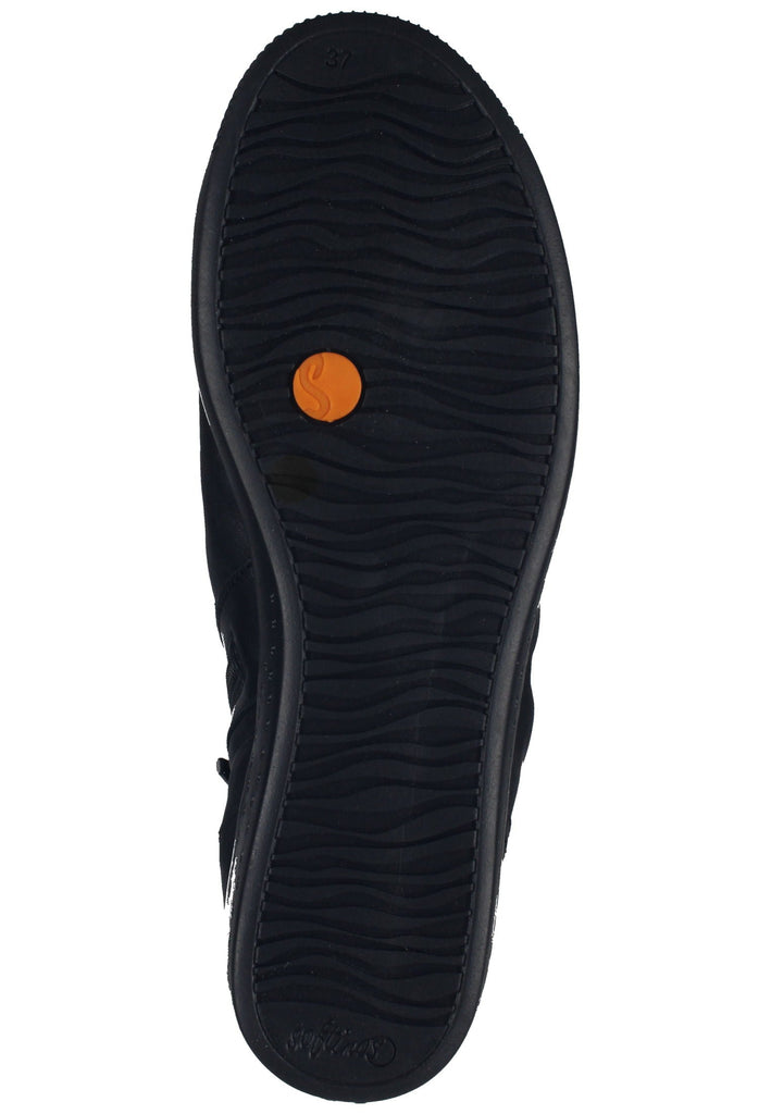 softinos Stiefelette Leder Schwarz Warmfutter