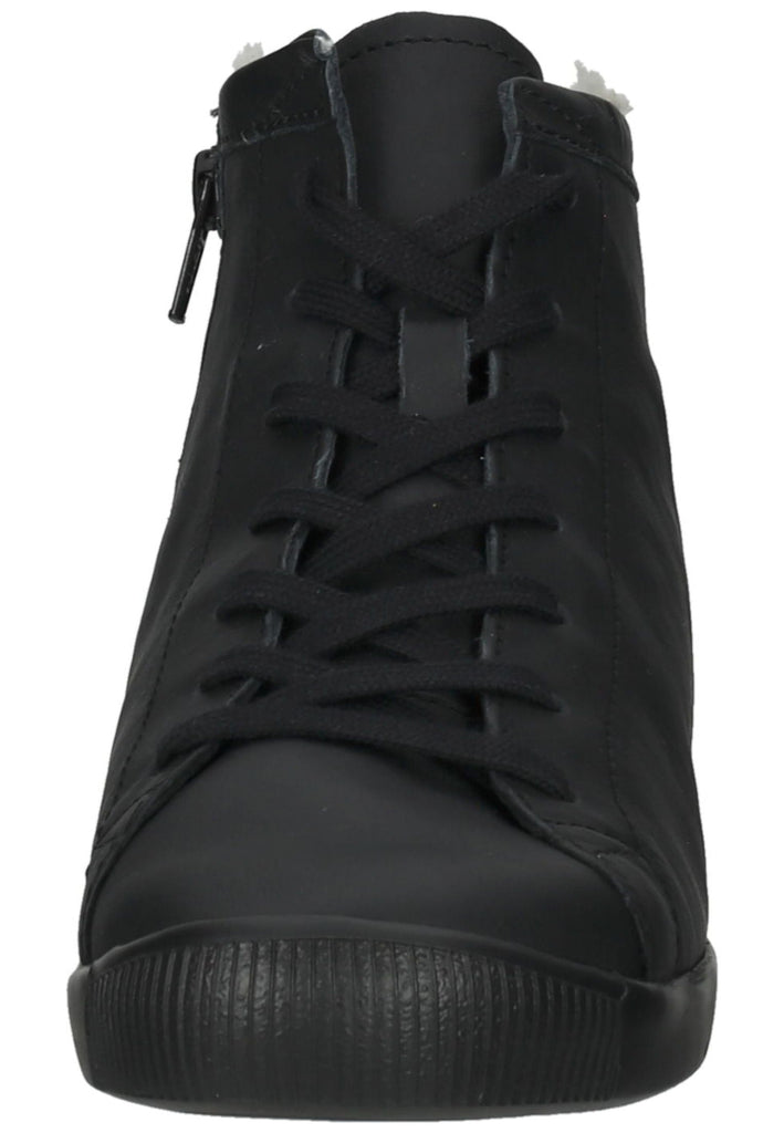 softinos Stiefelette Leder Schwarz Warmfutter
