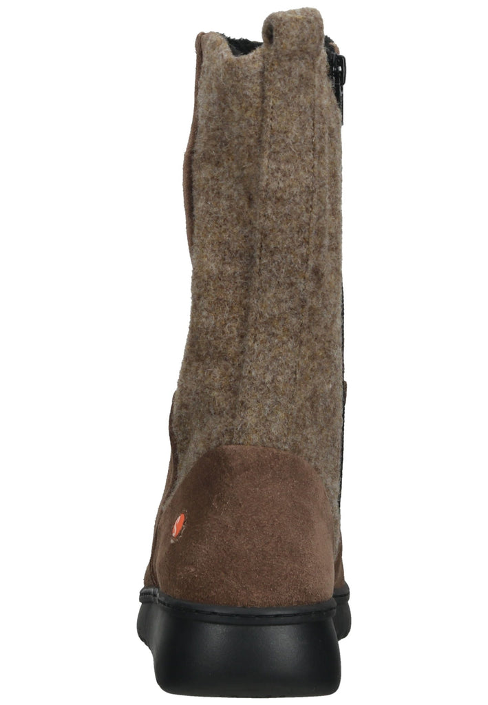 softinos Stiefelette Leder Taupe