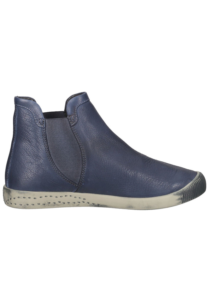softinos Stiefelette Leder/Textil Braun