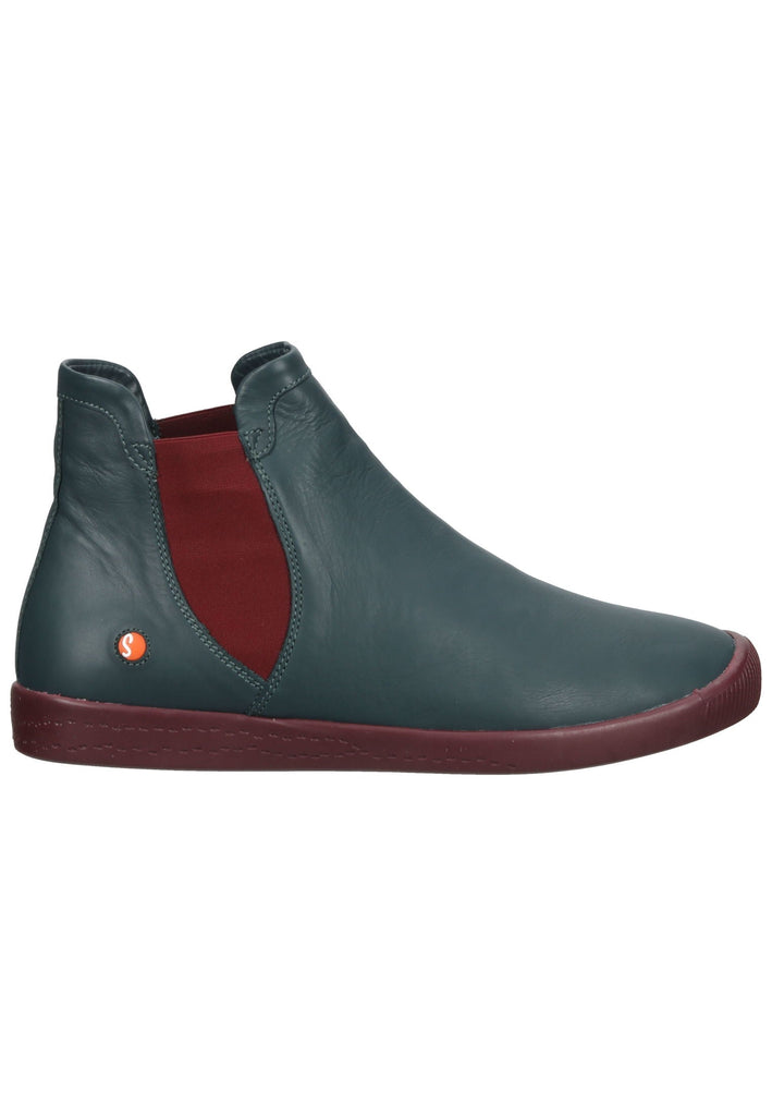 softinos Stiefelette Leder/Textil Forest