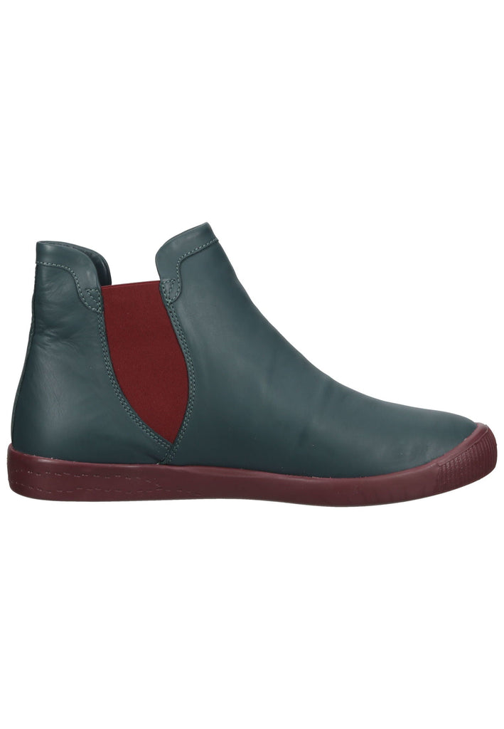 softinos Stiefelette Leder/Textil Forest