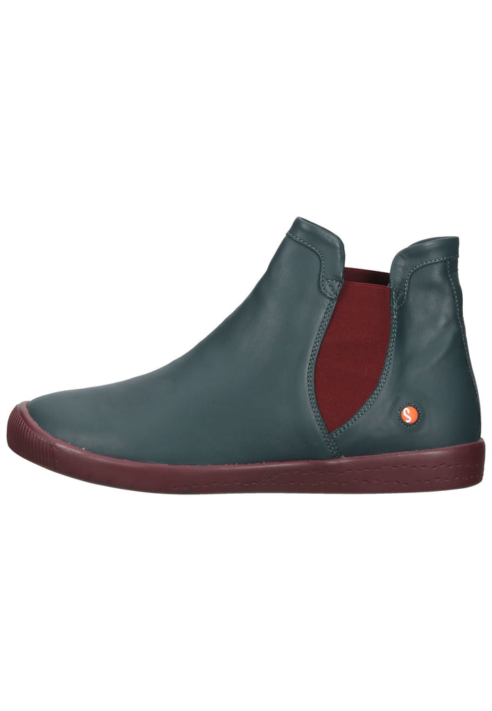 softinos Stiefelette Leder/Textil Forest