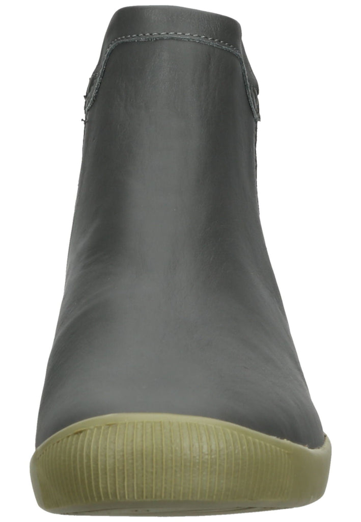 softinos Stiefelette Leder/Textil Grau