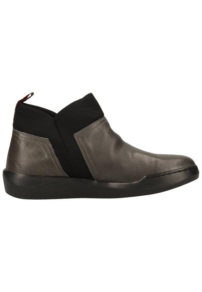 softinos Stiefelette Leder/Textil Grey