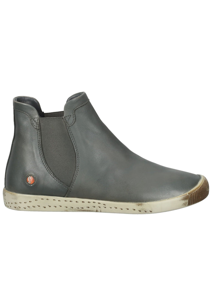 softinos Stiefelette Leder/Textil Military