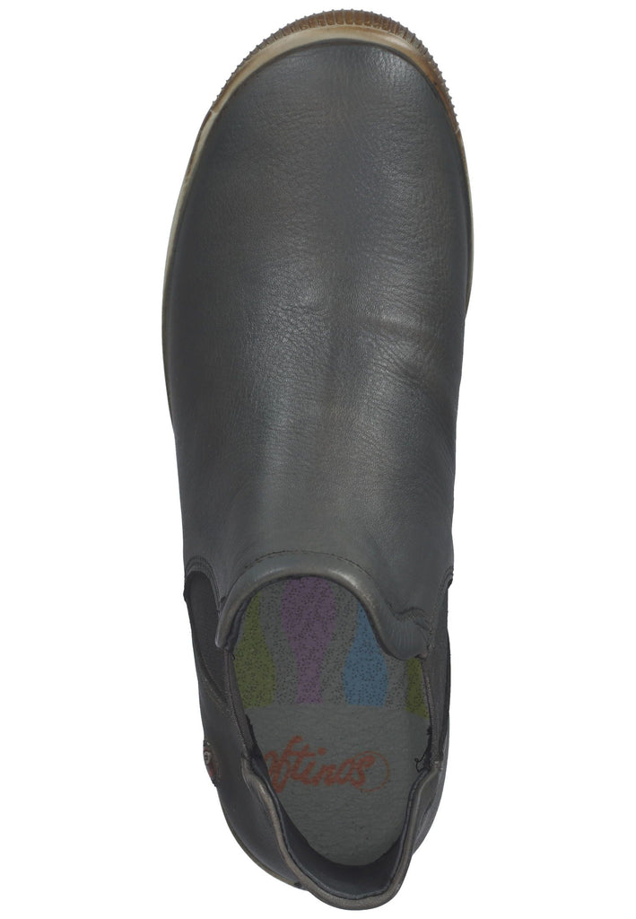 softinos Stiefelette Leder/Textil Military