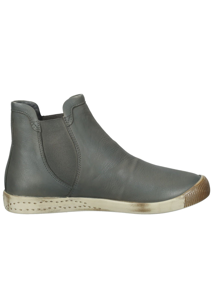 softinos Stiefelette Leder/Textil Military