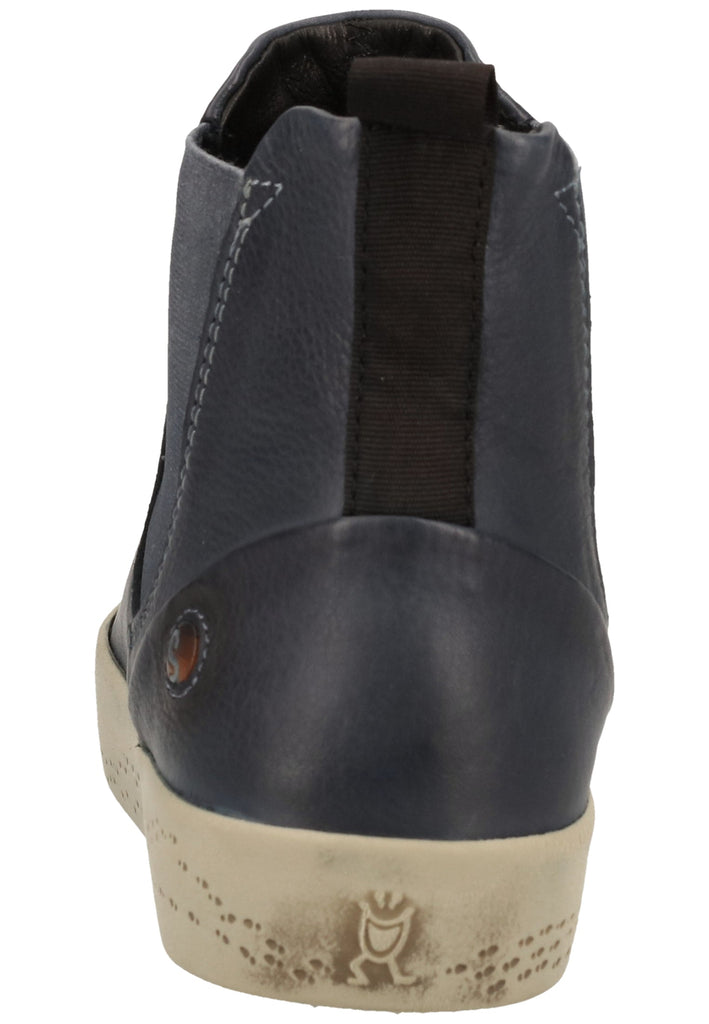 softinos Stiefelette Leder/Textil Navy