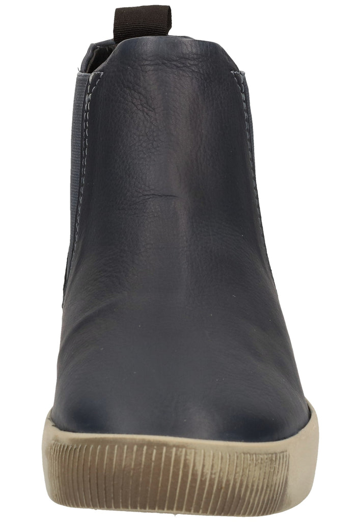 softinos Stiefelette Leder/Textil Navy