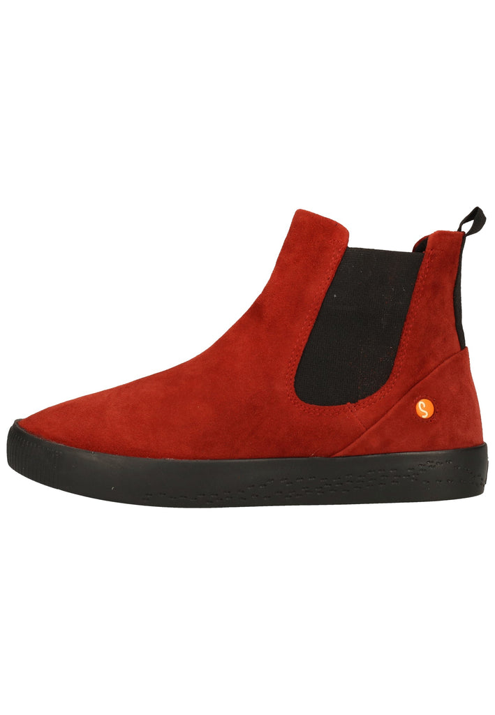 softinos Stiefelette Leder/Textil Red