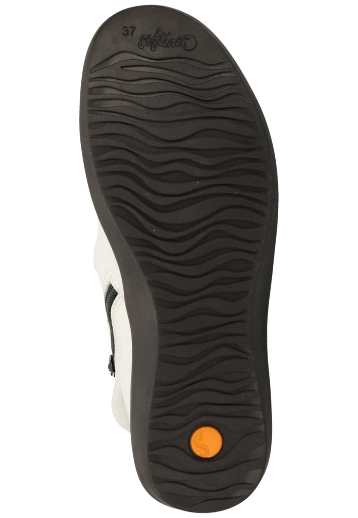 softinos Stiefelette Leder White Warmfutter
